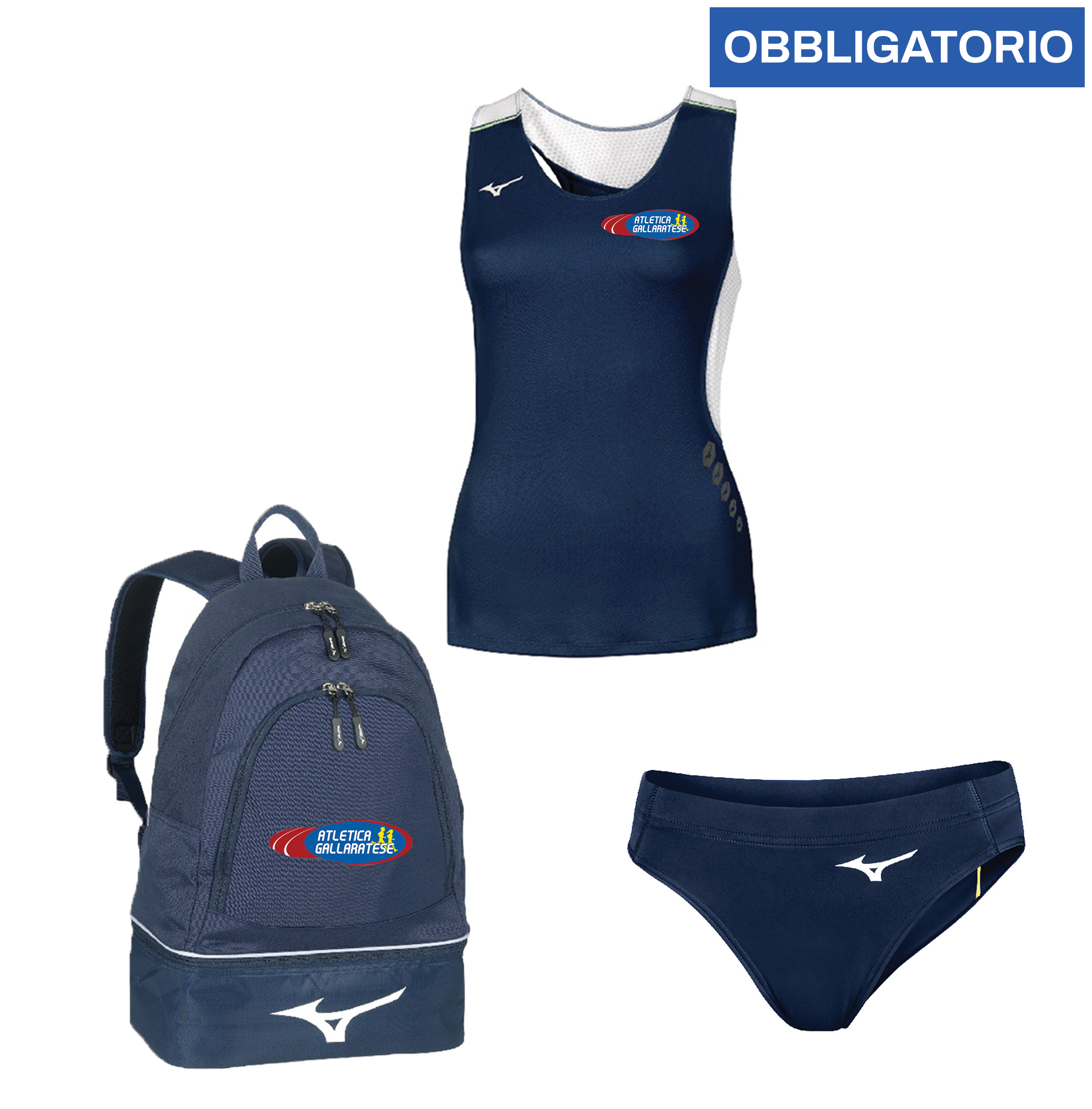 KIT DONNA GARA OBBLIGATORIO ATLETICA GALLARATESE