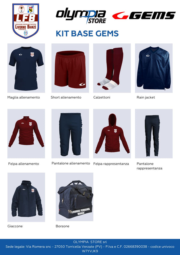 KIT COMPLETO LIVORNO FERRARIS BIANZE'