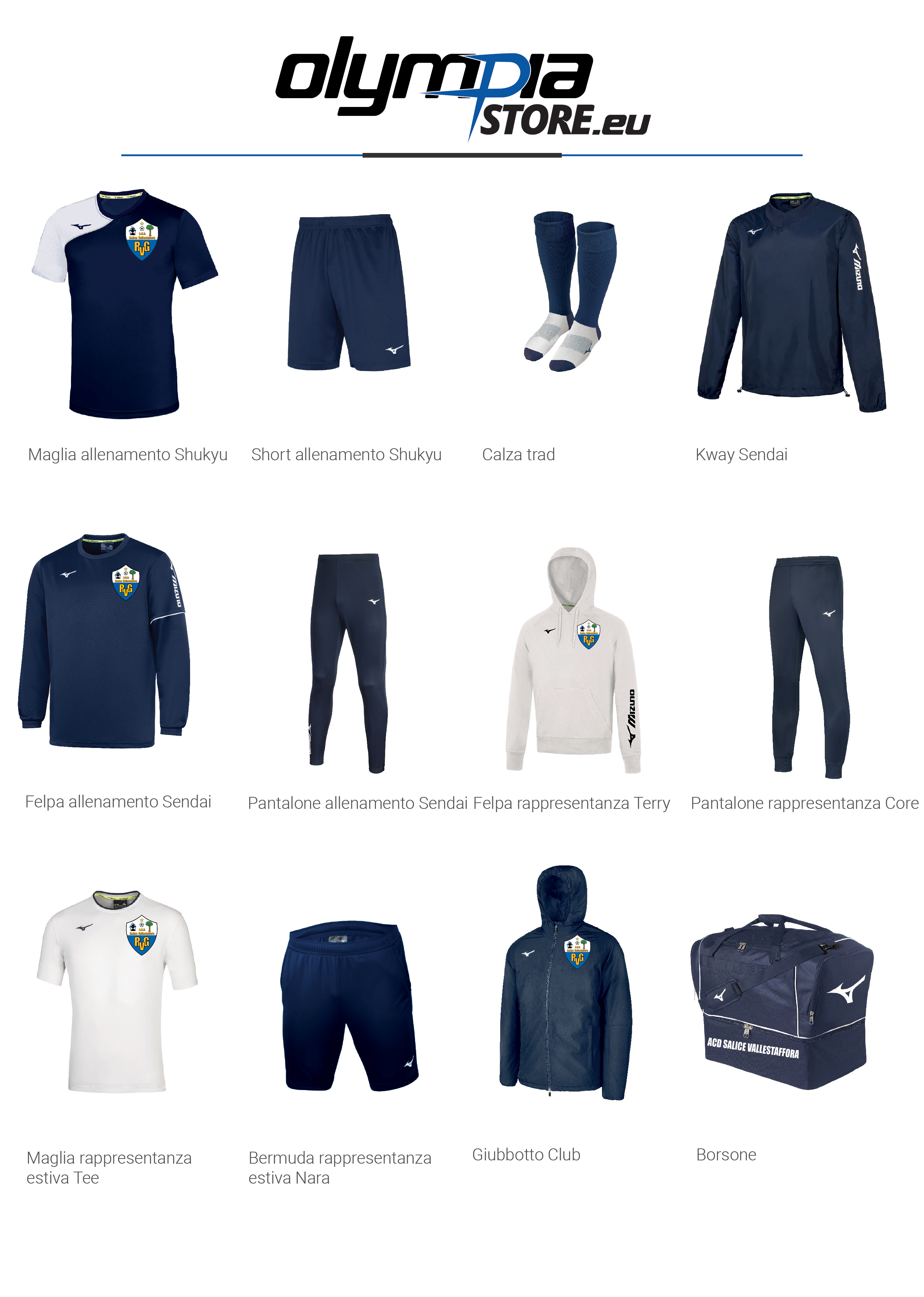 COMPLETE KIT SALICE VALLESTAFFORA