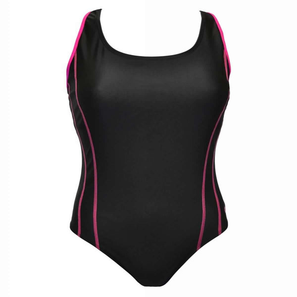 ONE-PIECE POOL SWIMSUIT BASIC SPORT BACK RAS AND SUN
