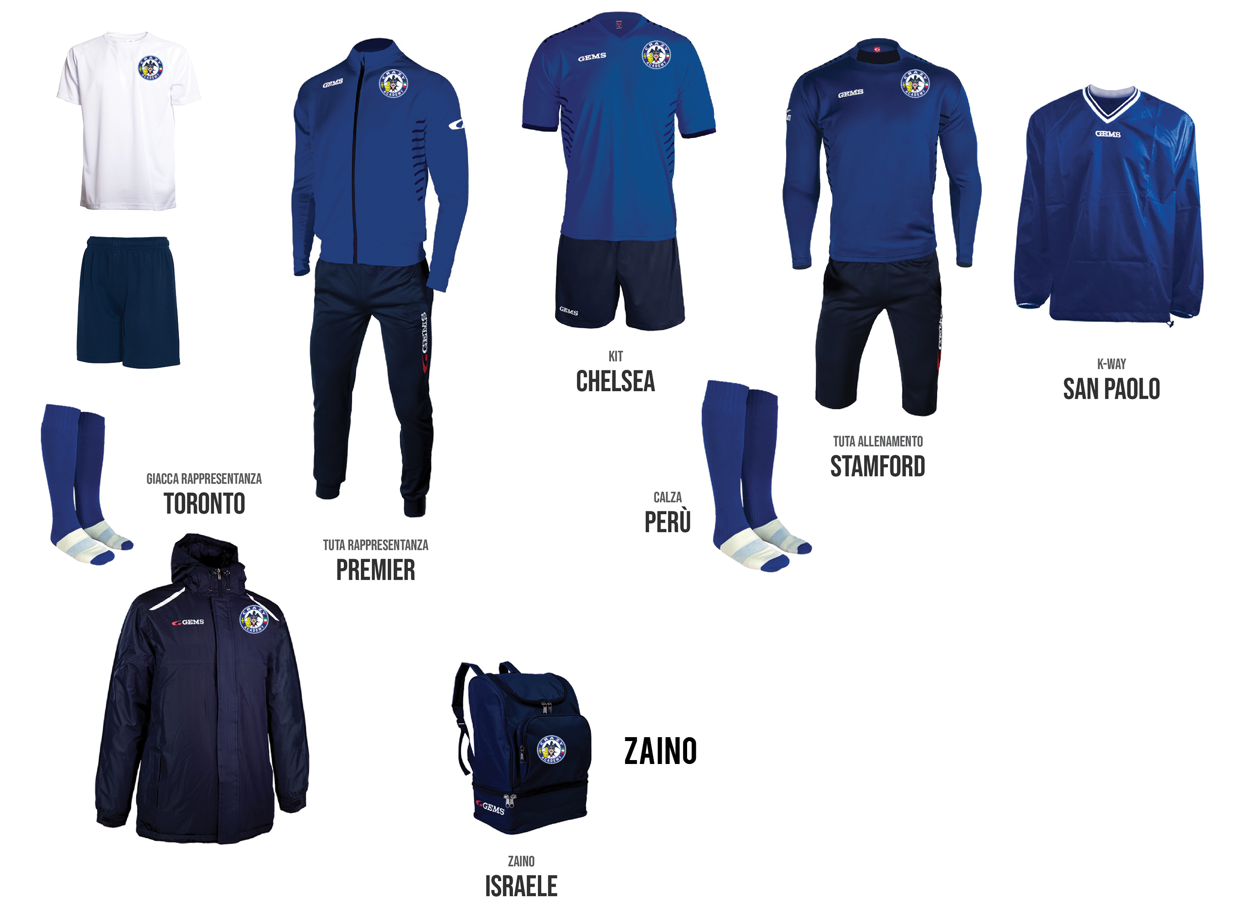 KIT PERSONALIZZATO CRAZY ACADEMY ZAINO