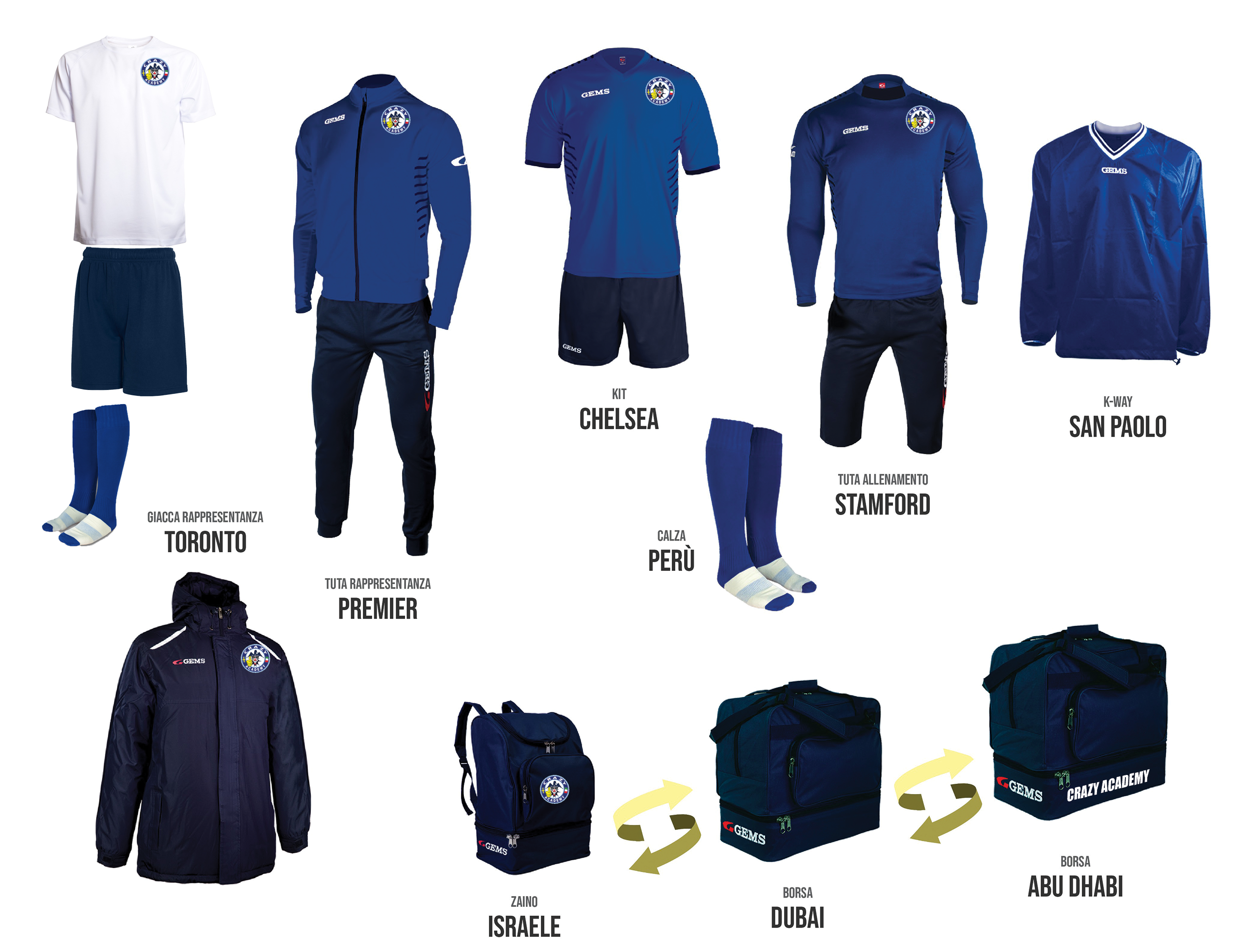 BOFFALORELLO ACADEMY CUSTOMIZED KIT